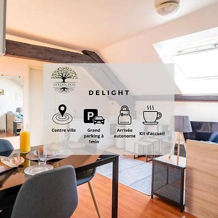 Delight - Golden Tree - Wifi - 20 Min St-Croix & Center Parcs Apartment Sarrebourg Exterior foto